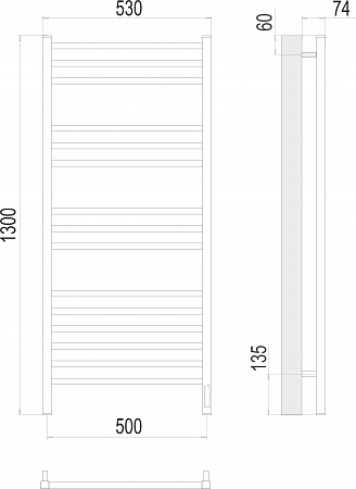 Ватикан П15 500х1300 электро (sensor quick touch) Полотенцесушитель TERMINUS Егорьевск - фото 3 Ватикан П15 500х1300 электро (sensor quick touch) Полотенцесушитель TERMINUS Егорьевск - фото 3