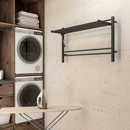 Горизонт П8 1000х600 электро КС ЧЕРНЫЙ МУАР (sensor quick touch) Полотенцесушитель TERMINUS Егорьевск - фото 4 Горизонт П8 1000х600 электро КС ЧЕРНЫЙ МУАР (sensor quick touch) Полотенцесушитель TERMINUS Егорьевск - фото 4