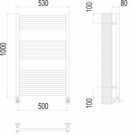 Сицилия П16 500х1000 Полотенцесушитель TERMINUS Егорьевск - фото 3 Сицилия П16 500х1000 Полотенцесушитель TERMINUS Егорьевск - фото 3