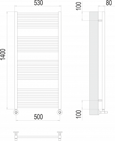 Сицилия П22 500х1400 Полотенцесушитель TERMINUS Егорьевск - фото 3 Сицилия П22 500х1400 Полотенцесушитель TERMINUS Егорьевск - фото 3