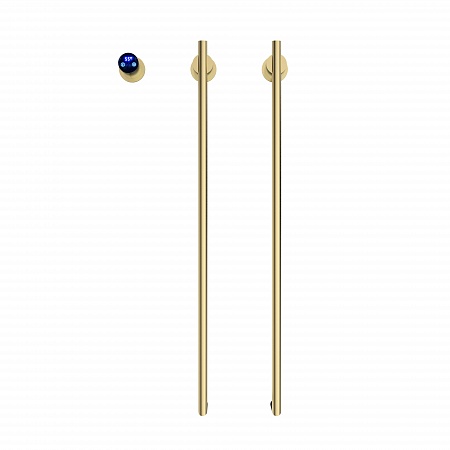 Рондо П2 350х760 электро Полотенцесушитель TERMINUS Брашированное золото Егорьевск - фото 2 Рондо П2 350х760 электро Полотенцесушитель TERMINUS Брашированное золото Егорьевск - фото 2