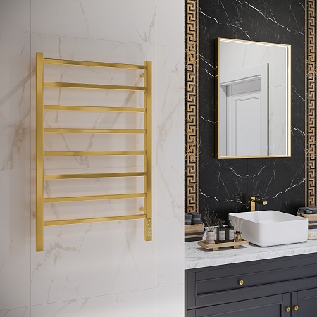 Ватикан П8 500х850 Электро Полотенцесушитель TERMINUS Брашированное золото Егорьевск - фото 3 Ватикан П8 500х850 Электро Полотенцесушитель TERMINUS Брашированное золото Егорьевск - фото 3